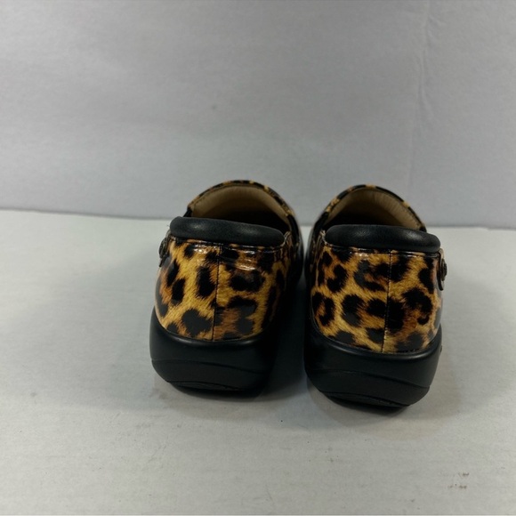 Alegria Keli Leopard Print Patent Slip-On Comfort Shoes | Women’s 38 (8–8.5) - Picture 11 of 15